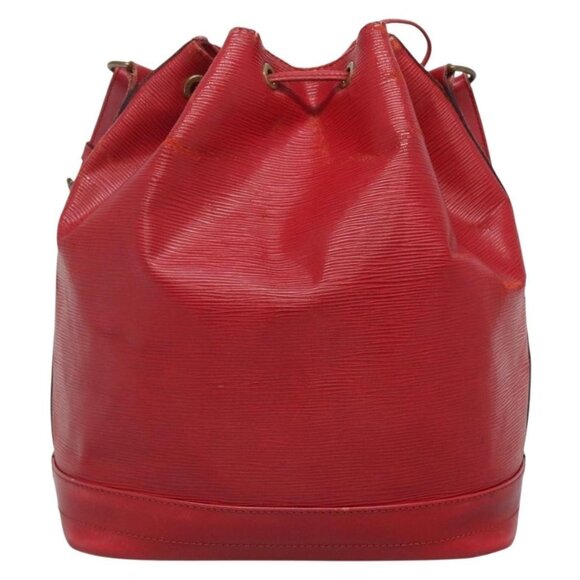 LOUIS VUITTON Epi Petit Noe Shoulder Bag Red M44107 LV Auth 129608 - Picture 3 of 16